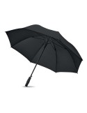 Parapluie publicitaire 27'' en pongée GRUSA Matières : verre Couleurs : noir personnalisation sur mesure
