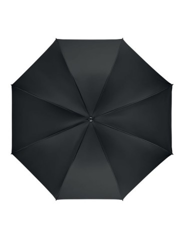 Parapluie publicitaire 27'' en pongée GRUSA Matières : verre Couleurs : noir impression haute définition