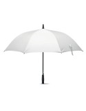 Parapluie publicitaire 27'' en pongée GRUSA Matières : verre Couleurs : blanc personnalisable avec votre logo
