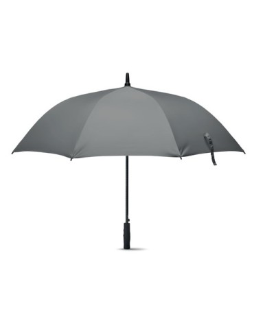 Parapluie publicitaire 27'' en pongée GRUSA Matières : verre Couleurs : gris goodies publicitaire événementiel