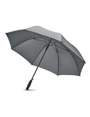 Parapluie publicitaire 27'' en pongée GRUSA Matières : verre Couleurs : gris goodies personnalisé en stock