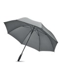 Parapluie publicitaire 27'' en pongée GRUSA Matières : verre Couleurs : gris goodies personnalisé en stock