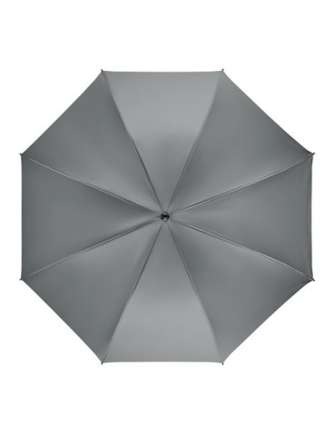 Parapluie publicitaire 27'' en pongée GRUSA Matières : verre Couleurs : gris personnalisable avec votre logo