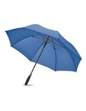 Parapluie publicitaire 27'' en pongée GRUSA Matières : verre Couleurs : bleu royal marquage couleur éclatante