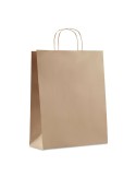 Sac en papier grand format personnalisé - PAPER TONE L Matières : papier recyclé Couleurs : beige
