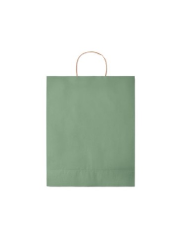 Sac en papier grand format personnalisé - PAPER TONE L Matières : papier recyclé Couleurs : vert livraison express 24h 48h