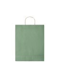 Sac en papier grand format personnalisé - PAPER TONE L Matières : papier recyclé Couleurs : vert livraison express 24h 48h