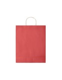 Sac en papier grand format personnalisé - PAPER TONE L Matières : papier recyclé Couleurs : rouge goodies publicitaire durable