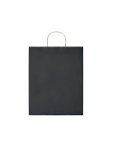 Sac en papier grand format personnalisé - PAPER TONE L Matières : papier recyclé Couleurs : noir marquage couleur éclatante