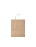 Sac en papier moyen format  personnalisable PAPER TONE M Matières : papier recyclé Couleurs : beige goodies publicitaire durable