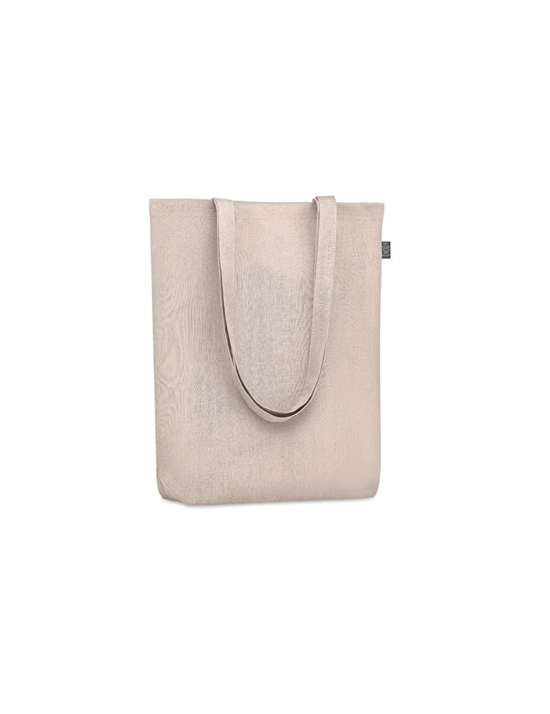 Sac shopping  en chanvre personnalisé pas cher - NAIMA TOTE Matières : chanvre Couleurs : beige
