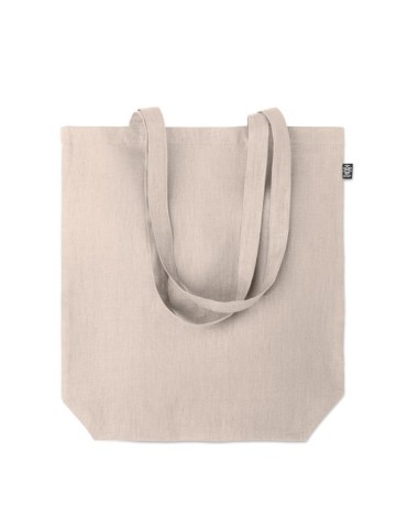 Sac shopping  en chanvre personnalisé pas cher - NAIMA TOTE Matières : chanvre Couleurs : beige cadeau collaborateur premium