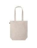 Sac shopping  en chanvre personnalisé pas cher - NAIMA TOTE Matières : chanvre Couleurs : beige cadeau client original
