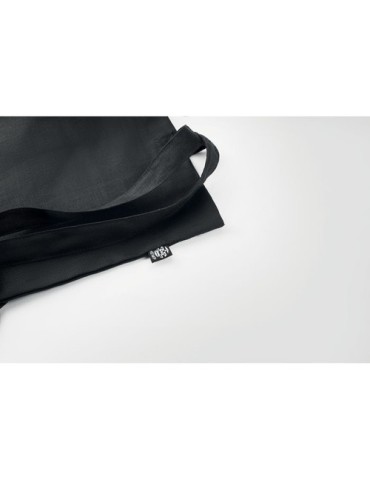 Sac shopping  en chanvre personnalisé pas cher - NAIMA TOTE Matières : chanvre Couleurs : noir goodies personnalisé en stock