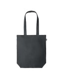 Sac shopping  en chanvre personnalisé pas cher - NAIMA TOTE Matières : chanvre Couleurs : noir goodies publicitaire durable