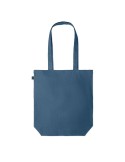 Sac shopping  en chanvre personnalisé pas cher - NAIMA TOTE Matières : chanvre Couleurs : bleu accessoire événementiel unique