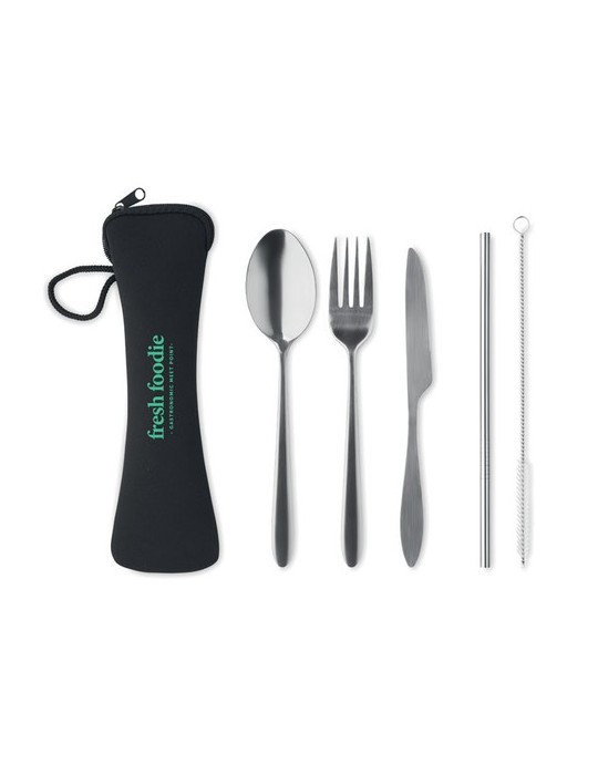 Couverts en Acier Inoxydable - Ensemble 5 pièces
