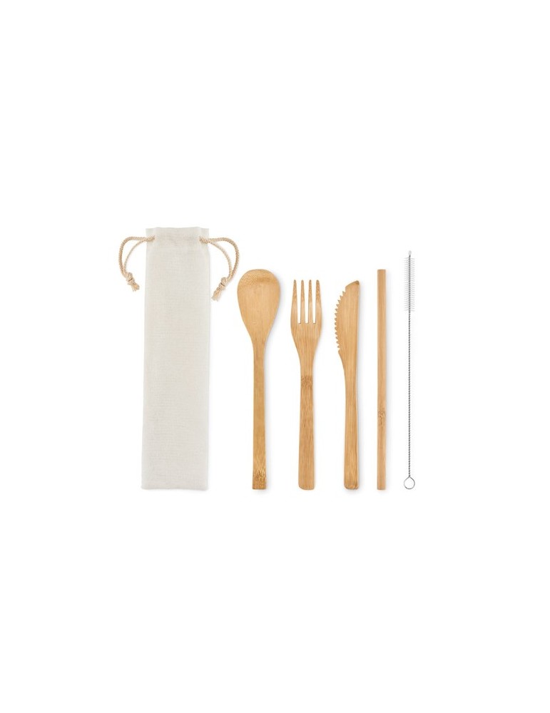 Couverts en Bambou Réutilisables - SETSTRAW