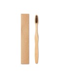 Brosse à Dents Éco-responsable en Bambou Personnalisée - DENTOBRUSH Matières : bambou Couleurs : noir