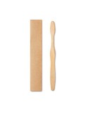 Brosse à Dents Éco-responsable en Bambou Personnalisée - DENTOBRUSH Matières : bambou Couleurs : noir cadeau entreprise pas cher