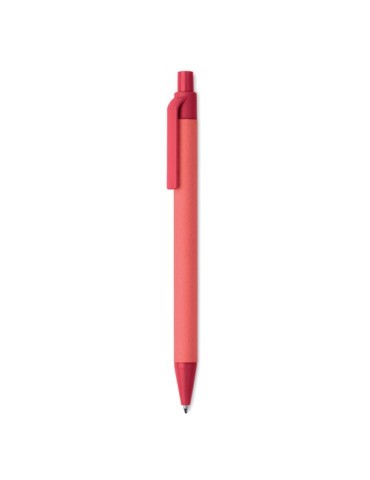 Stylo à bille  en papier et maïs personnalisé - Cartoon Coloured Matières : PLA Couleurs : rouge