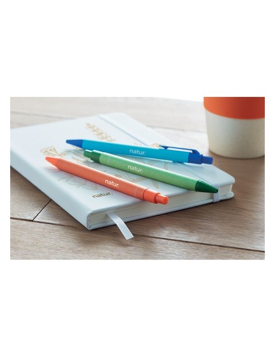 Stylo à bille éco-responsable Cartoon Coloured