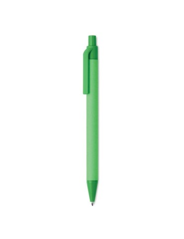 Stylo à bille  en papier et maïs personnalisé - Cartoon Coloured Matières : PLA Couleurs : vert citron goodies publicitaire évén