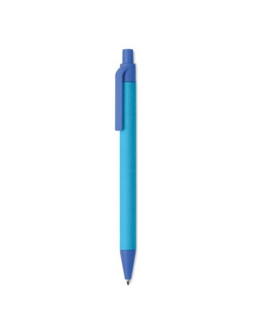 Stylo à bille  en papier et maïs personnalisé - Cartoon Coloured Matières : PLA Couleurs : bleu impression haute définition