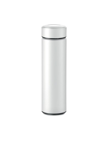 Gourde Isotherme Personnalisable Double Paroi 425 ml - PATAGO Matières : acier inoxydable Couleurs : blanc goodies publicitaire 
