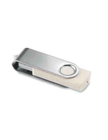 Clé USB Éco-responsable 16Go Personnalisée TECHMATE+ Matières : polypropylène (PP) Couleurs : beige