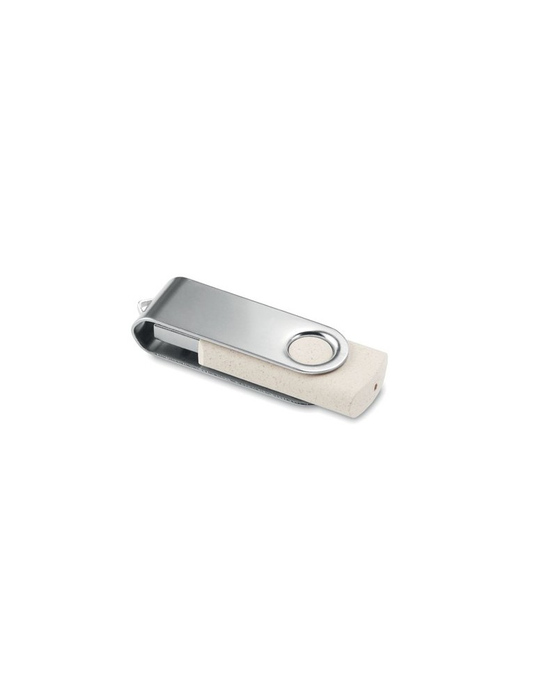 Clé USB Éco-responsable 16Go Personnalisée TECHMATE+ Matières : polypropylène (PP) Couleurs : beige