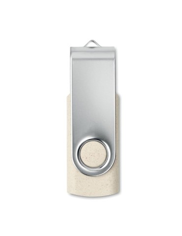 Clé USB Éco-responsable 16Go Personnalisée TECHMATE+ Matières : polypropylène (PP) Couleurs : beige 2