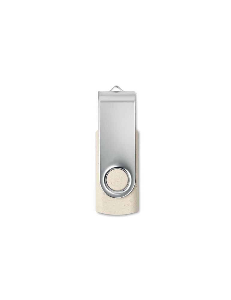 Clé USB Éco-responsable 16Go Personnalisée TECHMATE+ Matières : polypropylène (PP) Couleurs : beige personnalisable avec votre l