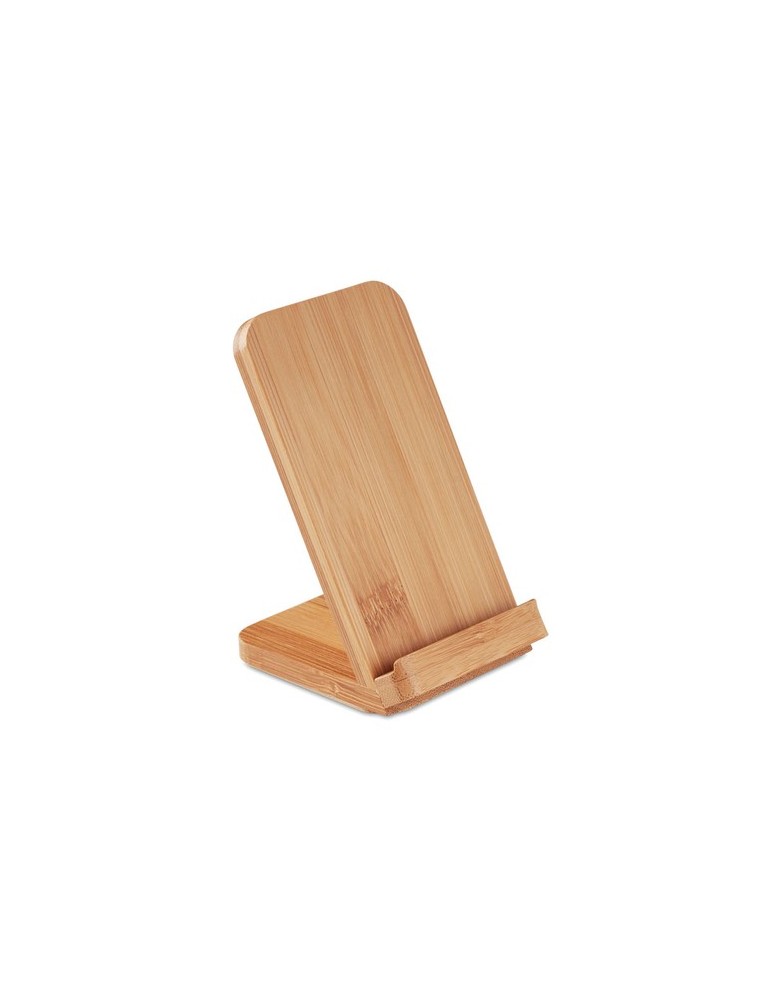 Chargeur sans fil  en bambou WIRESTAND Matières : bambou Couleurs : bois