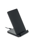 Chargeur sans fil  en bambou WIRESTAND Matières : bambou Couleurs : noir personnalisable avec votre logo