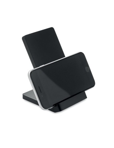 Chargeur sans fil  en bambou WIRESTAND Matières : bambou Couleurs : noir impression haute définition