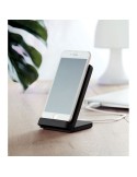 Chargeur sans fil  en bambou WIRESTAND Matières : bambou Couleurs : noir personnalisation rapide en France