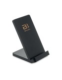 Chargeur sans fil  en bambou WIRESTAND Matières : bambou Couleurs : noir accessoire événementiel unique