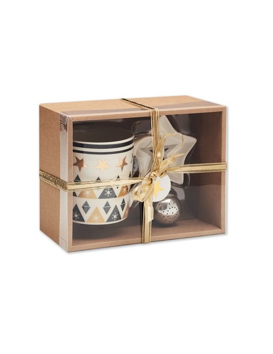 Tasse UNIQUE avec Soucoupe et Infuseur - Élégance & Praticité