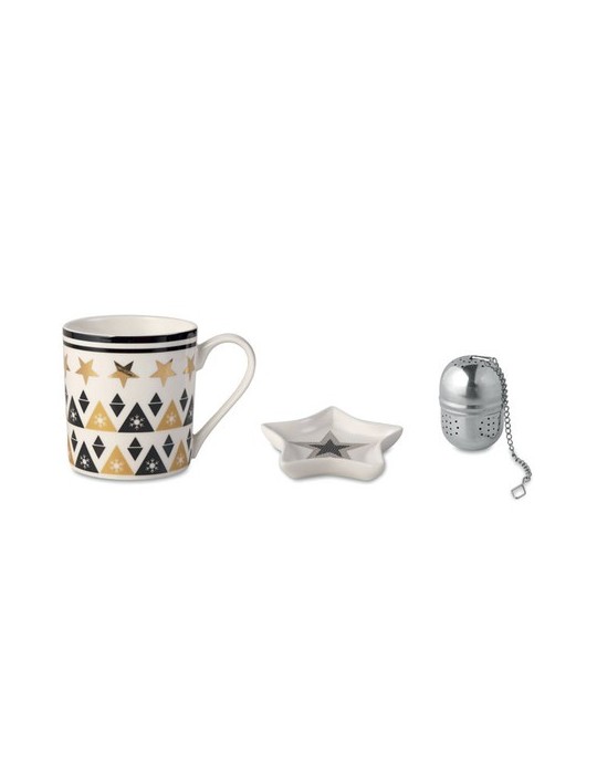 Tasse UNIQUE avec Soucoupe et Infuseur - Élégance & Praticité