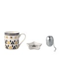 Tasse UNIQUE avec Soucoupe et Infuseur - Élégance & Praticité