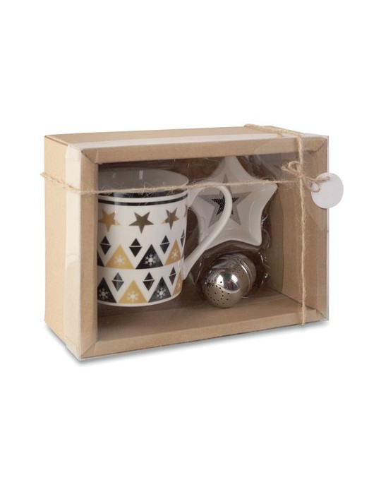 Tasse UNIQUE avec Soucoupe et Infuseur - Élégance & Praticité