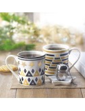 Tasse UNIQUE avec Soucoupe et Infuseur - Élégance & Praticité