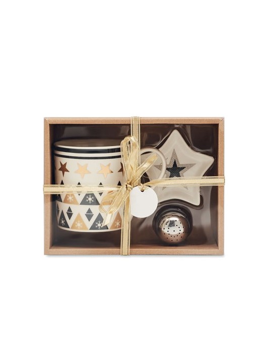 Tasse UNIQUE avec Soucoupe et Infuseur - Élégance & Praticité