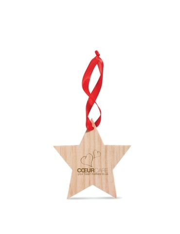 Étoile à Accrocher WOOSTAR - Déco de Noël Élégante 2