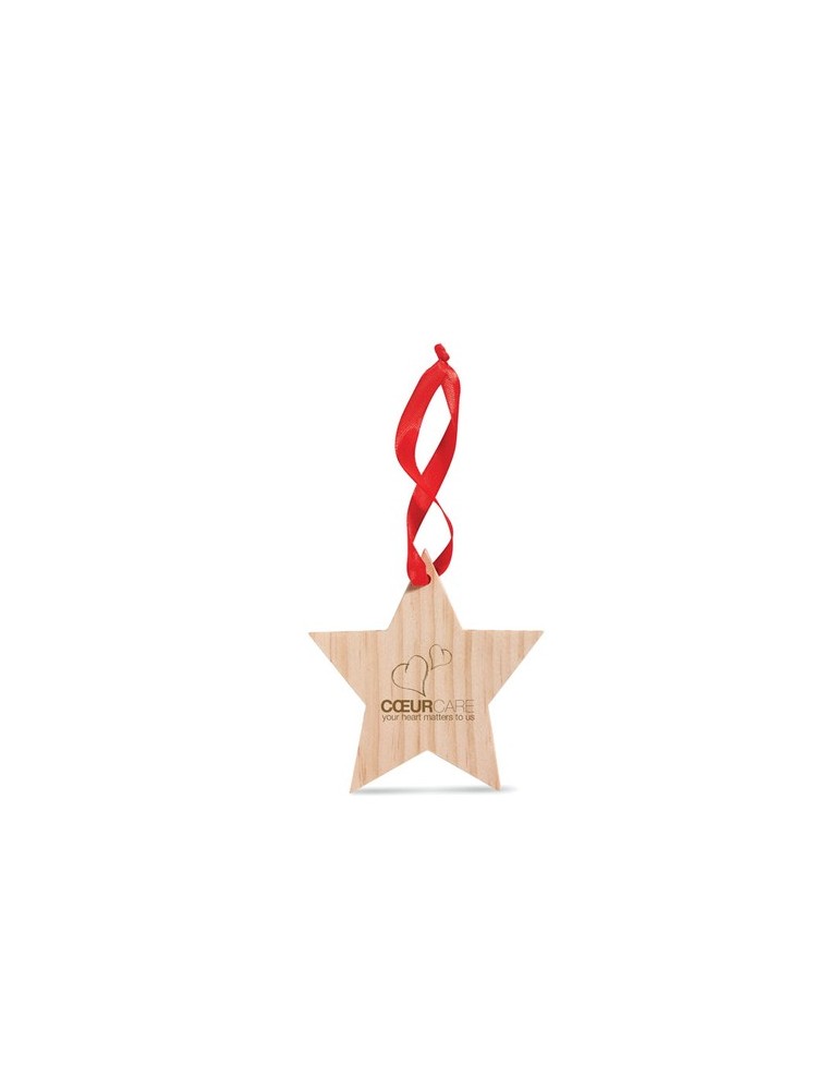 Étoile à Accrocher WOOSTAR - Déco de Noël Élégante