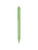 Stylo poussoir  en blé paille PP - PECAS Matières : polypropylène (PP) Couleurs : vert cadeau collaborateur premium