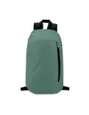 Sac à dos personnalisable  avec poche frontale - TIRANA Matières : PET Couleurs : vert foncé cadeau entreprise pas cher