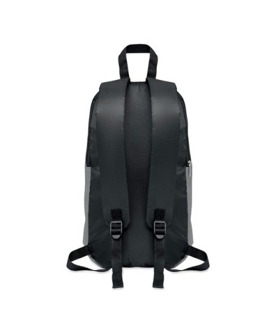 Sac à dos personnalisable  avec poche frontale - TIRANA Matières : PET Couleurs : pierre goodies personnalisé en stock