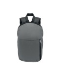 Sac à dos personnalisable  avec poche frontale - TIRANA Matières : PET Couleurs : pierre objet promo petit budget
